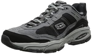 Skechers Sport Men's Vigor 2.0 Oxford,Charcoal/Black,7.5 M US