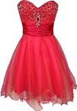 Strapless Layered Mesh Mini Dress with Beaded Sweetheart Neckline Junior Plus Size
