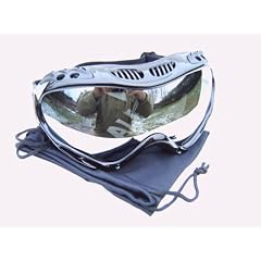 RAVS SKIBRILLE SNOWBOARDBRILLE - goggle - SILVER FLASH LENS!!
