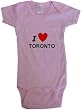 I LOVE TORONTO - TORONTO BABY - City Series - White, Blue or Pink Onesie / Baby T-shirt