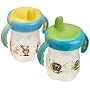 NUK BPA Free Sip and Smile Spill Proof Cup 2 Hand le Cup Design, 7 Ounce, 2 Pack, Colors May Vary
