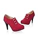 Charm Foot Fashion Womens Platform High Heel Ankle Boots