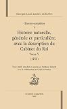 Oeuvres compl�tes, Tome 5 : Histoire naturelle (1755).
