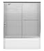 Kohler R702200-L-MX Fluence Frameless Bypass Shower Door with Crystal Glass, Matte Nickel