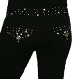 Katwalk Divaz Black Skinny Rhinestone Denim Jeans
