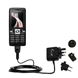 International Wall / AC Charger for the Sony Ericsson k610m - Gomadic Brand w/ TipExchange Technology