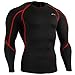 emFraa Skin Tight Compression Base layer Black Running Shirt men women XS ~ 2XL