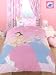 Disney Princess Duvet Cover and Pillowcase 'Lets Be Princess' Design Kids... Image