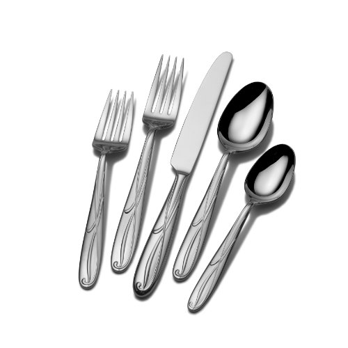 Mikasa Cocoa Blossom 18/10 65-Piece Flatware Set