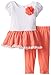 Youngland Baby Girls' Crochet to Burnout Dress with Leggings