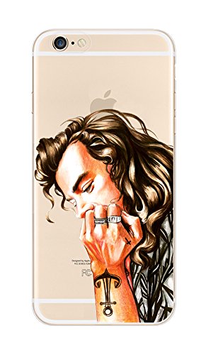 iPhone 5/ 5S, DECO FAIRY Perfect Coolest Guy Protective Ultra Slim Translucent Silicone Clear Case Gel Cover for Apple