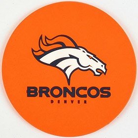Denver Broncos Coaster Set - 4 Pack
