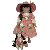 Doll Clothes for 18" American Girl Dolls - Pink Doll Dress with Rag Doll - Complete Outfit FREE SHIPPING