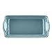 Rachael Ray Cucina Stoneware 9-Inch x 5-Inch Loaf Pan, Agave Blue