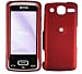 Red Rubber Feel Snap-On Cover Hard Case Cell Phone Protector for LG Expo GW820