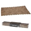 Badematte Badvorleger Matte Bambus 80x50cm