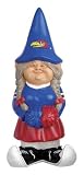 NCAA Kansas Jayhawks Cheerleader Garden Gnome