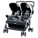 Peg Perego Aria Twin 60/40 Stroller-2009 Titanio