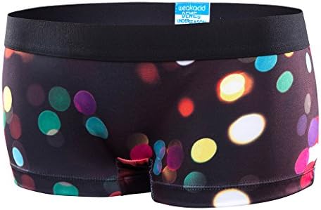 FIMORE Women's Boyshort Panty Modal Boxers Briefs--Dot print,M