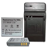 NEW Charger + 2 Battery for Canon PowerShot SD430 SD600 SD630 NB-4L NB4L + car plug