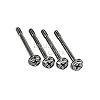 UNC Screws 6-32 x 35 cross-slotted Black Nickel (4pcs)