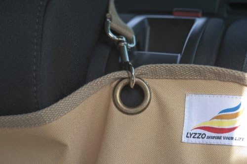 Dog Seat Cover - Dog Hammock Seat Pet Cover - X-Large - Waterproof Dog Barrier Seat Protector - Black