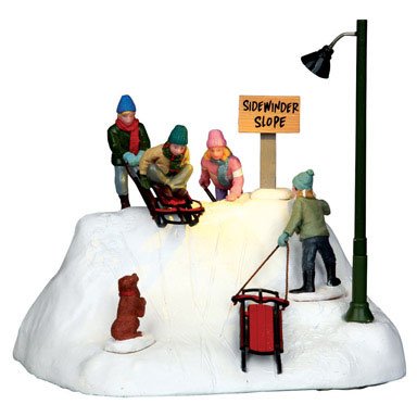 Lemax 14330 Ready to Launch Porcelain Village Accessory 6" Tall