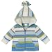 striped fleece jacket