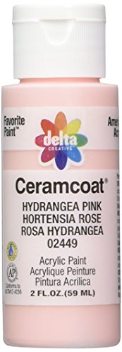 Delta Creative Ceramcoat Acrylic Paint (2 Ounce), 2449 Hydrangea Pink