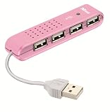 Trust Vecco 4 Port USB 2.0 Mini Hub 17013 (Pink)