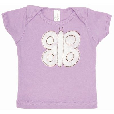 Best Price Butterfly Lap T Shirt in Lavender Size: 18-24 Month