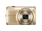 Nikon Point and Shoot Camera COOLPIX S6300 Gold