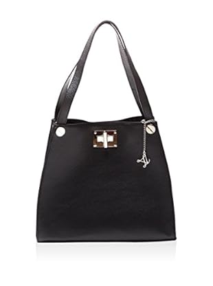 Luisa Vannini Bolso asa al hombro Tote (Negro)