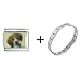 pug16  - Beagle Jewelry Italian Charm Bracelet Gift Center