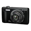 Olympus VR-340 Digitalkamera (16 Megapixel, 10-fach opt. Zoom, 7,6 cm (3 Zoll) Display, bildstabilisiert) schwarz