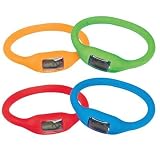 LCD Watch Bracelets with Silicone Bands - 12 per unit