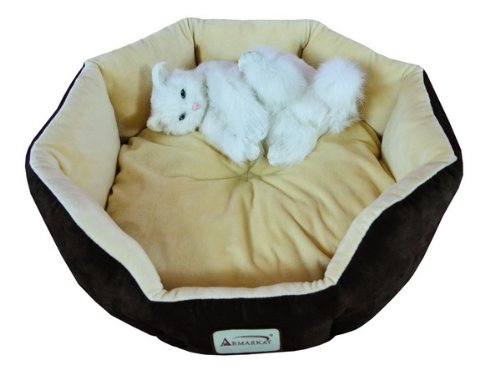 Armarkat C01HKF/MH Cozy Pet Bed 20-Inch Diameter, 