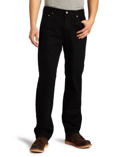 Levi's Men's 550 Relaxed Fit Jean, Black, 29x30