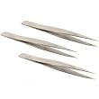 3 Tweezers Gemstone Beading Diamond Stainless Gem Tool