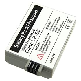 Lithium Battery (LP-E5) For Canon EOS Rebel XS, XSi, 450D, 500D