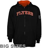Majestic Philadelphia Flyers Big & Tall Full Zip Hooded Sweatshirt