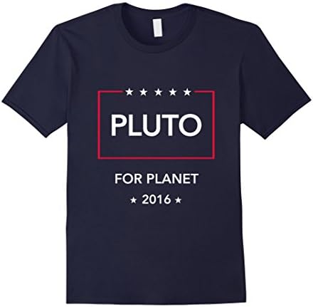 Men's Pluto for Planet T-Shirt Elections 2016 XL Navy