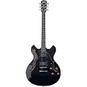 OE30 Oscar Schmidt Hollow Body Electric Guitar by Washburn, Ebony, Grover Tuners