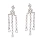 Andie McDowell's Chandelier C.Z. Sterling Silver Drop Earrings (Special Sale)