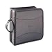 VIVANCO CD/DVD/BD Mappe f�r 320 Discs, Lederoptik, schwarz / Hochwertige Ausf�hrung mit abnehmbarem Schultergurt