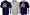 Chicago Bears -Navy/Gray- Hoodie Tee Combo - Small