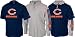 Search : Chicago Bears -Navy/Gray- Hoodie Tee Combo