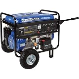 DuroMax XP8500E 8,500 Watt 16 HP OHV 4-Cycle Gas Powered Portable Generator With Wheel Kit And Electric Start