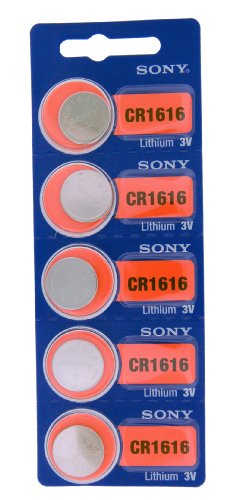 Sony Lithium 3V Batteries Size CR1616 (Pack of 5)