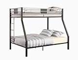 IMAGE OF Dorel Home Products Screen Twin-Over-Full Bunk Bed, Silver